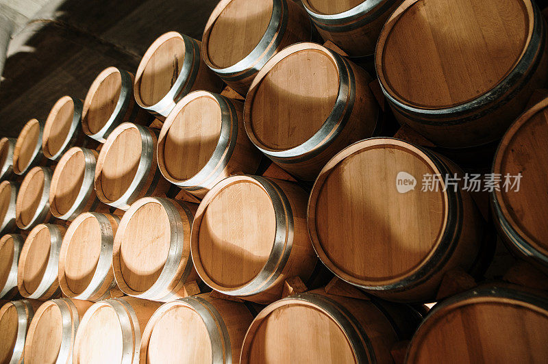 Wine barrels